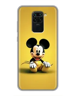 Чехол для Xiaomi Redmi Note 9 с картинкой «Микки на желтом» Чехол для Xiaomi Redmi Note 9 с картинкой «Микки на желтом»