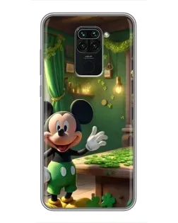 Чехол для Xiaomi Redmi Note 9 с картинкой «Микки в мастерской» Чехол для Xiaomi Redmi Note 9 с картинкой «Микки в мастерской»