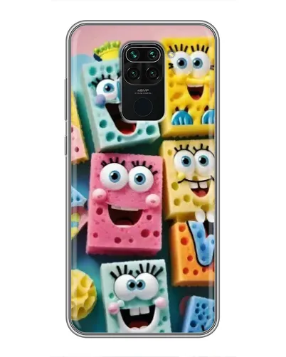 Чохол для Xiaomi Redmi Note 9 з картинкою «Кольорові губки» Чохол для Xiaomi Redmi Note 9 з картинкою «Кольорові губки»
