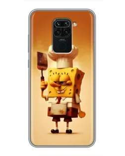 Чехол для Xiaomi Redmi Note 9 с картинкой «Губка Боб повар» Чехол для Xiaomi Redmi Note 9 с картинкой «Губка Боб повар»