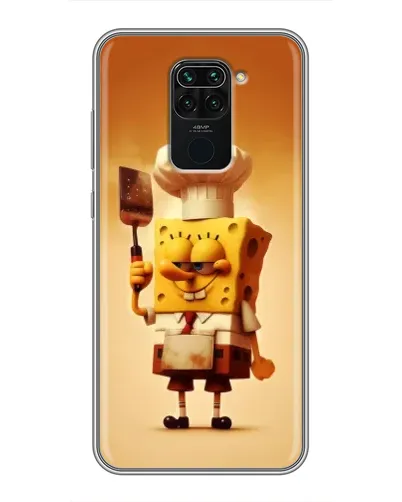 Чохол для Xiaomi Redmi Note 9 з картинкою «Губка Боб кухар» Чохол для Xiaomi Redmi Note 9 з картинкою «Губка Боб кухар»
