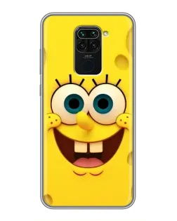 Чехол для Xiaomi Redmi Note 9 с картинкой «Губка Боб улыбка» Чехол для Xiaomi Redmi Note 9 с картинкой «Губка Боб улыбка»