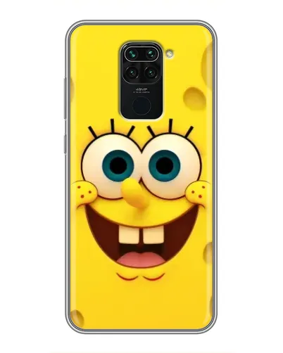 Чохол для Xiaomi Redmi Note 9 з картинкою «Губка Боб посмішка» Чохол для Xiaomi Redmi Note 9 з картинкою «Губка Боб посмішка»