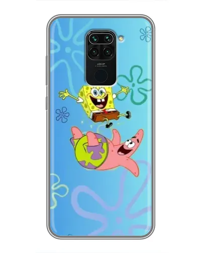 Чохол для Xiaomi Redmi Note 9 з картинкою «Спанч Боб та Патрік» Чохол для Xiaomi Redmi Note 9 з картинкою «Спанч Боб та Патрік»