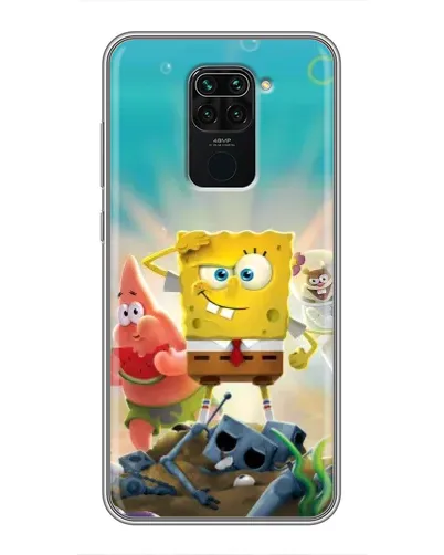 Чохол для Xiaomi Redmi Note 9 з картинкою «Спанч Боб переможець» Чохол для Xiaomi Redmi Note 9 з картинкою «Спанч Боб переможець»