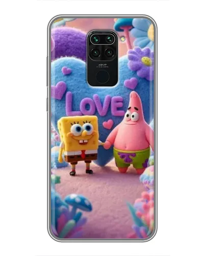 Чохол для Xiaomi Redmi Note 9 з картинкою «Губка Боб Патрік» Чохол для Xiaomi Redmi Note 9 з картинкою «Губка Боб Патрік»