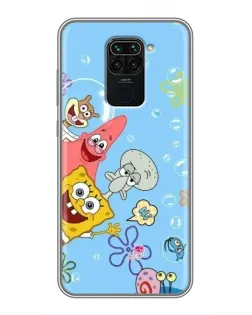 Чехол для Xiaomi Redmi Note 9 с картинкой «Веселые пузырьки» Чехол для Xiaomi Redmi Note 9 с картинкой «Веселые пузырьки»