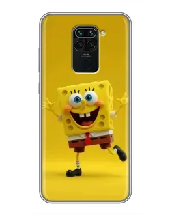 Чехол для Xiaomi Redmi Note 9 с картинкой «Позитивный Губка Боб» Чехол для Xiaomi Redmi Note 9 с картинкой «Позитивный Губка Боб»