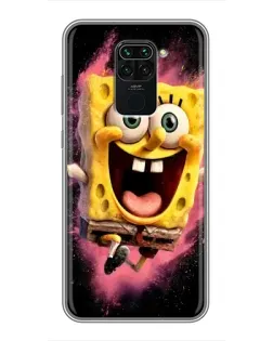 Чехол для Xiaomi Redmi Note 9 с картинкой «Взрывной Спанч Боб» Чехол для Xiaomi Redmi Note 9 с картинкой «Взрывной Спанч Боб»