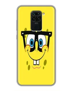 Чехол для Xiaomi Redmi Note 9 с картинкой «Минималистичный Спанч Боб» Чехол для Xiaomi Redmi Note 9 с картинкой «Минималистичный Спанч Боб»