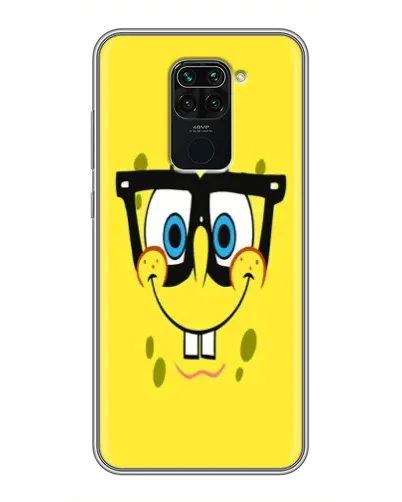 Чохол для Xiaomi Redmi Note 9 з картинкою «Мінімалістичний Спанч Боб» Чохол для Xiaomi Redmi Note 9 з картинкою «Мінімалістичний Спанч Боб»