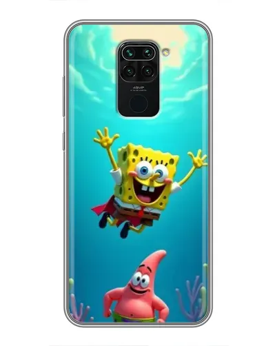 Чохол для Xiaomi Redmi Note 9 з картинкою «Спанч Боб під водою» Чохол для Xiaomi Redmi Note 9 з картинкою «Спанч Боб під водою»