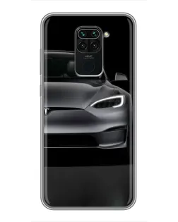 Чохол для Xiaomi Redmi Note 9 з картинкою «Tesla Model S Look»