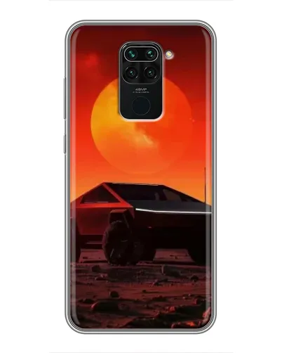 Чохол для Xiaomi Redmi Note 9 з картинкою «Cybertruck на Марсі»