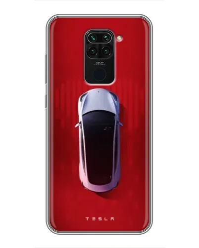 Чохол для Xiaomi Redmi Note 9 з картинкою «Tesla Top View»