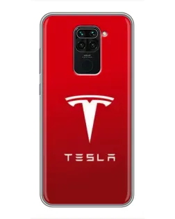 Чохол для Xiaomi Redmi Note 9 з картинкою «Tesla Red Classic»