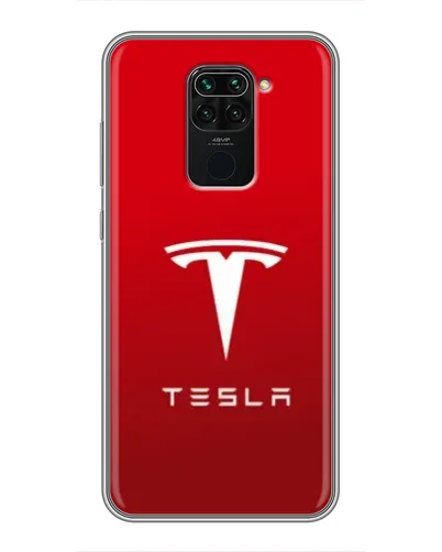 Чохол для Xiaomi Redmi Note 9 з картинкою «Tesla Red Classic»