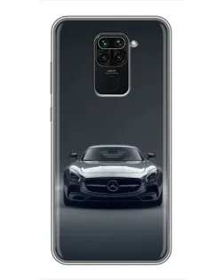 Чехол для Xiaomi Redmi Note 9 с картинкой «Mercedes на черном» Чехол для Xiaomi Redmi Note 9 с картинкой «Mercedes на черном»