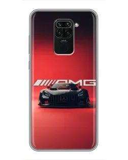 Чехол для Xiaomi Redmi Note 9 с картинкой «Mercedes AMG — красная линия» Чехол для Xiaomi Redmi Note 9 с картинкой «Mercedes AMG — красная линия»