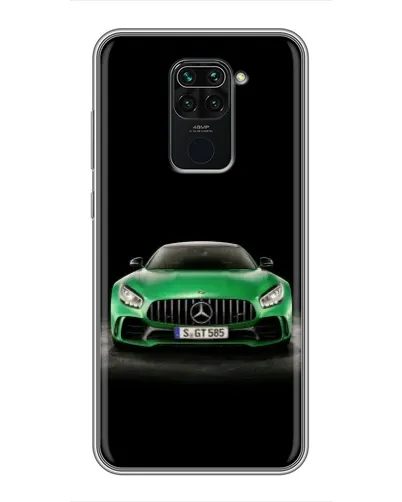 Чохол для Xiaomi Redmi Note 9 з картинкою «Mercedes — неоновий лого» Чохол для Xiaomi Redmi Note 9 з картинкою «Mercedes — неоновий лого»