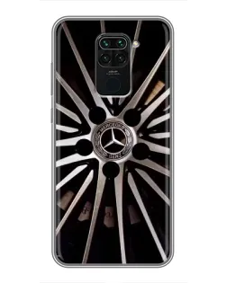 Чехол для Xiaomi Redmi Note 9 с картинкой «Диск Mercedes» Чехол для Xiaomi Redmi Note 9 с картинкой «Диск Mercedes»