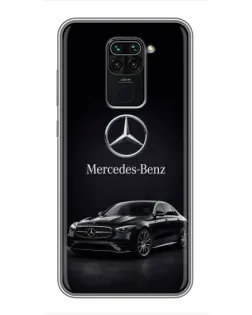 Чехол для Xiaomi Redmi Note 9 с картинкой «Mercedes — решетка радиатора» Чехол для Xiaomi Redmi Note 9 с картинкой «Mercedes — решетка радиатора»