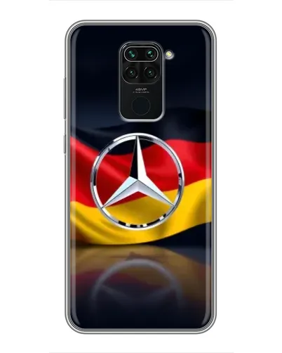 Чохол для Xiaomi Redmi Note 9 з картинкою «Mercedes — прапор Німеччини» Чохол для Xiaomi Redmi Note 9 з картинкою «Mercedes — прапор Німеччини»