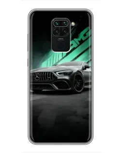 Чехол для Xiaomi Redmi Note 9 с картинкой «Темный Mercedes AMG» Чехол для Xiaomi Redmi Note 9 с картинкой «Темный Mercedes AMG»