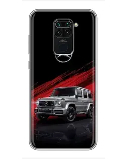 Чехол для Xiaomi Redmi Note 9 с картинкой «Mercedes G-Class красный» Чехол для Xiaomi Redmi Note 9 с картинкой «Mercedes G-Class красный»