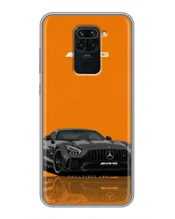Чехол для Xiaomi Redmi Note 9 с картинкой «Оранжевый Mercedes AMG» Чехол для Xiaomi Redmi Note 9 с картинкой «Оранжевый Mercedes AMG»