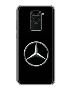 Чехол для Xiaomi Redmi Note 9 с картинкой «Mercedes классический лого» Чехол для Xiaomi Redmi Note 9 с картинкой «Mercedes классический лого»