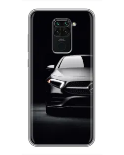 Чехол для Xiaomi Redmi Note 9 с картинкой «Свет фар Mercedes» Чехол для Xiaomi Redmi Note 9 с картинкой «Свет фар Mercedes»