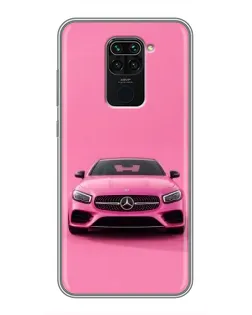 Чехол для Xiaomi Redmi Note 9 с картинкой «Розовый Mercedes AMG» Чехол для Xiaomi Redmi Note 9 с картинкой «Розовый Mercedes AMG»