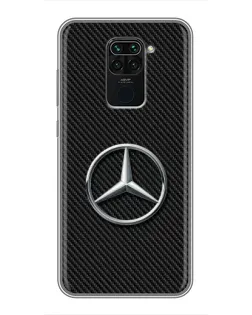 Чехол для Xiaomi Redmi Note 9 с картинкой «Карбоновый Mercedes стиль» Чехол для Xiaomi Redmi Note 9 с картинкой «Карбоновый Mercedes стиль»