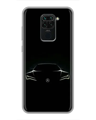 Чохол для Xiaomi Redmi Note 9 з картинкою «Mercedes — силует авто» Чохол для Xiaomi Redmi Note 9 з картинкою «Mercedes — силует авто»