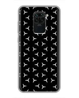 Чехол для Xiaomi Redmi Note 9 с картинкой «Mercedes паттерн звезд» Чехол для Xiaomi Redmi Note 9 с картинкой «Mercedes паттерн звезд»