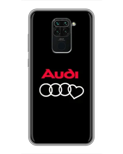 Чохол для Xiaomi Redmi Note 9 з картинкою «Логотип Audi Heart»