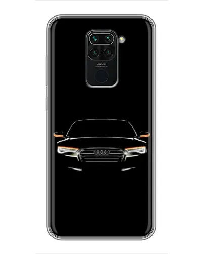 Чохол для Xiaomi Redmi Note 9 з картинкою «Audi — нічний контур»