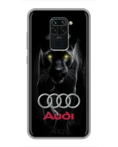 Чохол для Xiaomi Redmi Note 9 з картинкою «Пантера та Audi»