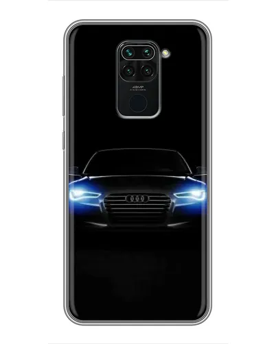 Чохол для Xiaomi Redmi Note 9 з картинкою «Audi в неоні»