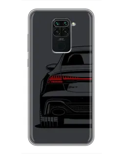 Чохол для Xiaomi Redmi Note 9 з картинкою «Задня частина Audi — арт»