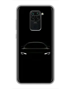 Чохол для Xiaomi Redmi Note 9 з картинкою «Погляд Audi у темряві»