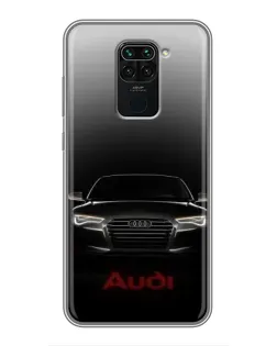 Чохол для Xiaomi Redmi Note 9 з картинкою «Audi — градієнтний контур»