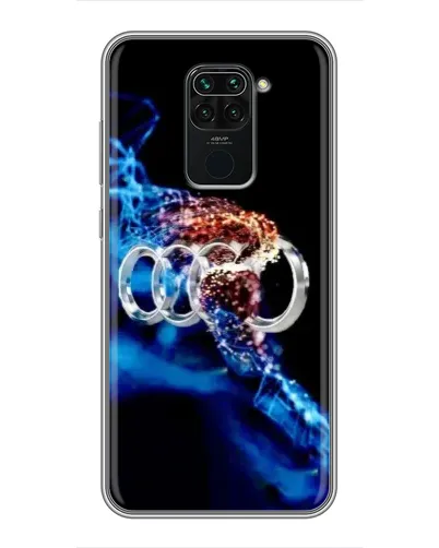 Чохол для Xiaomi Redmi Note 9 з картинкою «Енергія лого Audi»