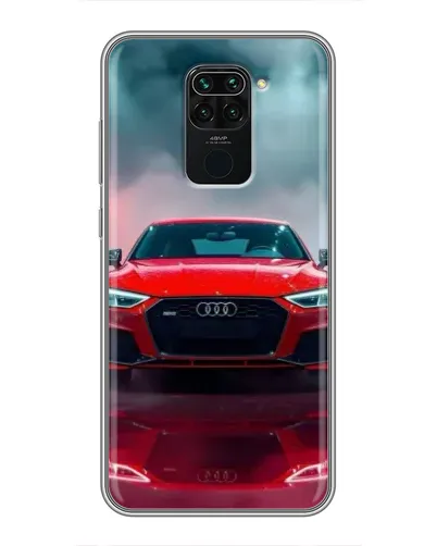 Чохол для Xiaomi Redmi Note 9 з картинкою «Audi RS — червоний стиль»