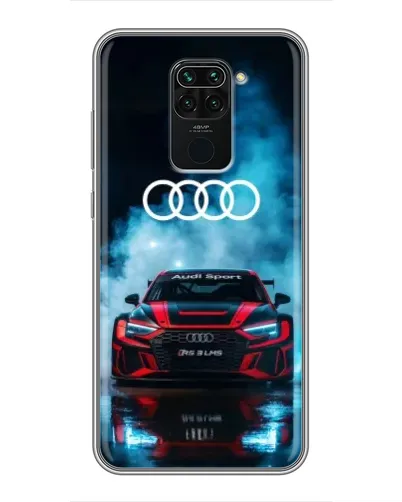 Чохол для Xiaomi Redmi Note 9 з картинкою «Audi Sport — неон»