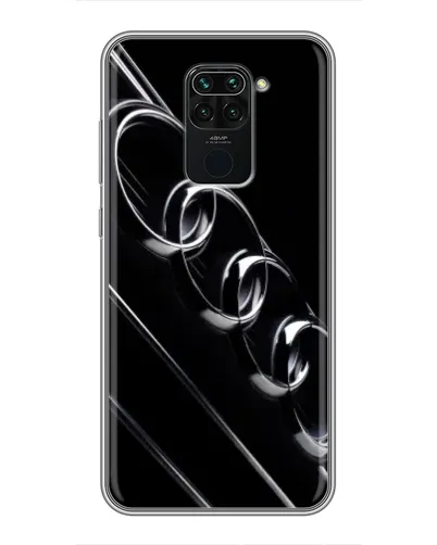 Чохол для Xiaomi Redmi Note 9 з картинкою «Audi — абстрактні кільця»