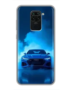 Чохол для Xiaomi Redmi Note 9 з картинкою «Audi — блакитна енергія»