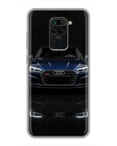 Чохол для Xiaomi Redmi Note 9 з картинкою «Audi — нічне відображення»