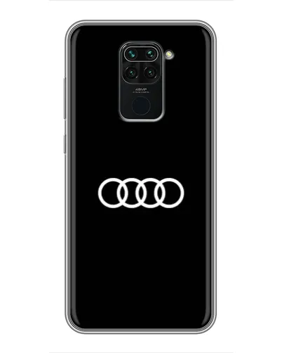 Чохол для Xiaomi Redmi Note 9 з картинкою «Audi White Logo»